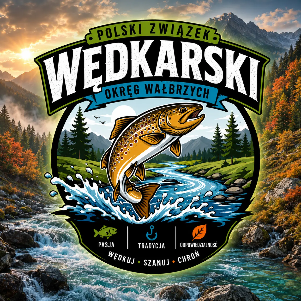 Logo PZW Okręg Wałbrzych